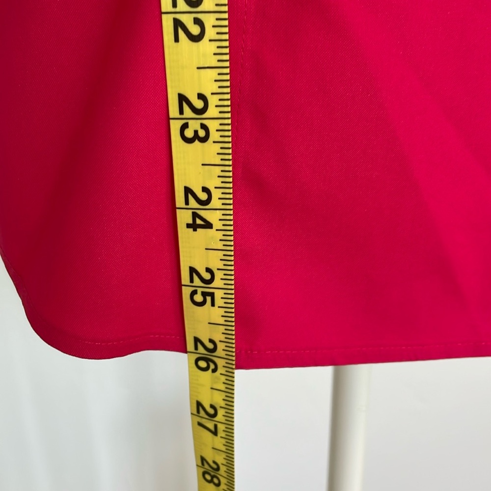 Chico's Hot Pink No Iron Short Sleeve Top - Picture 6 of 9